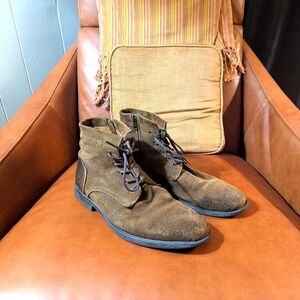 Kenneth Cole Suede Leather Ankle Boots M7.5